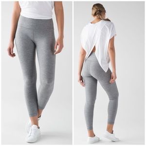 Lululemon high times pant 25” HSL heathered grey 2